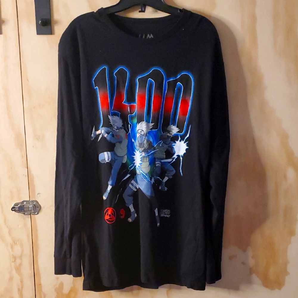 Trippie Redd X Naruto Black Long Sleeve Graphic Tee